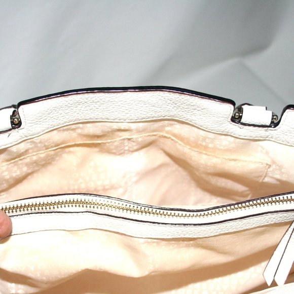 COPY - Kate Spade Off White Large 100% Cow Leather Satchel - Picture 8 of 12